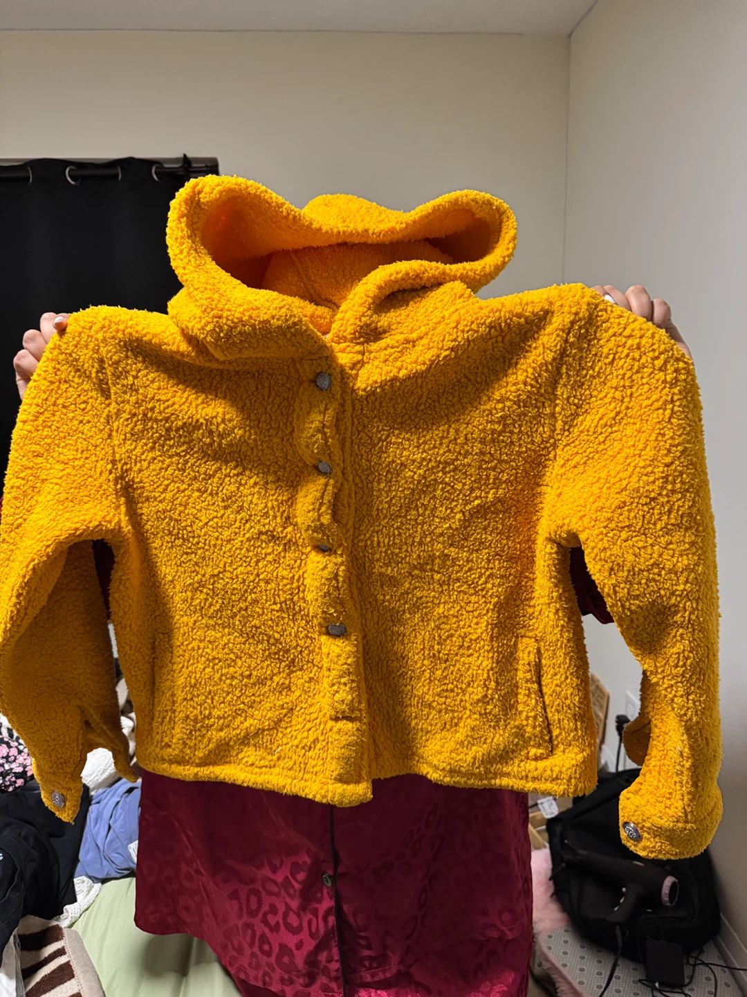 The Dry State Yellow Sherpa Hoodie