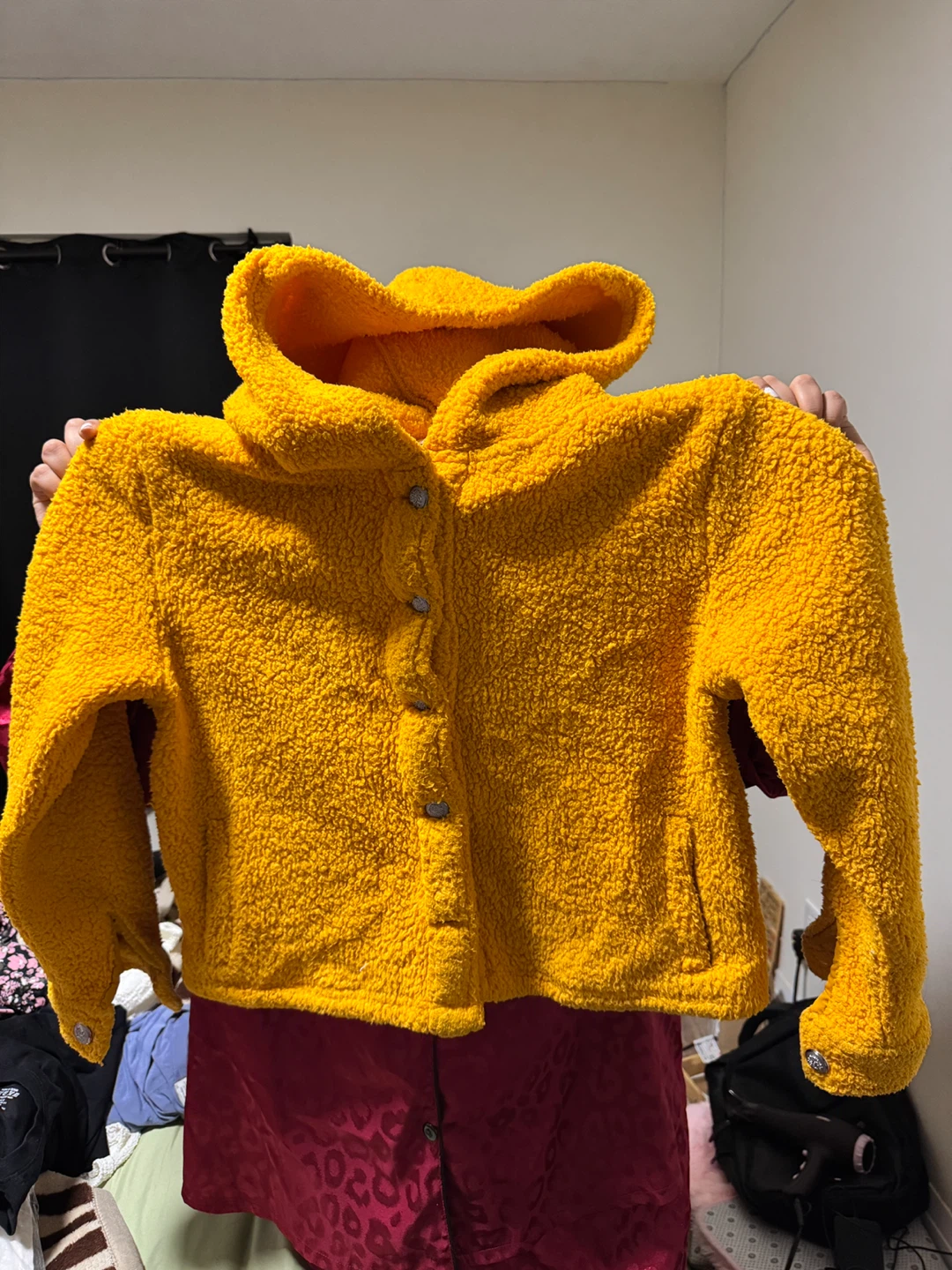 The Dry State Yellow Sherpa Hoodie - photo 3
