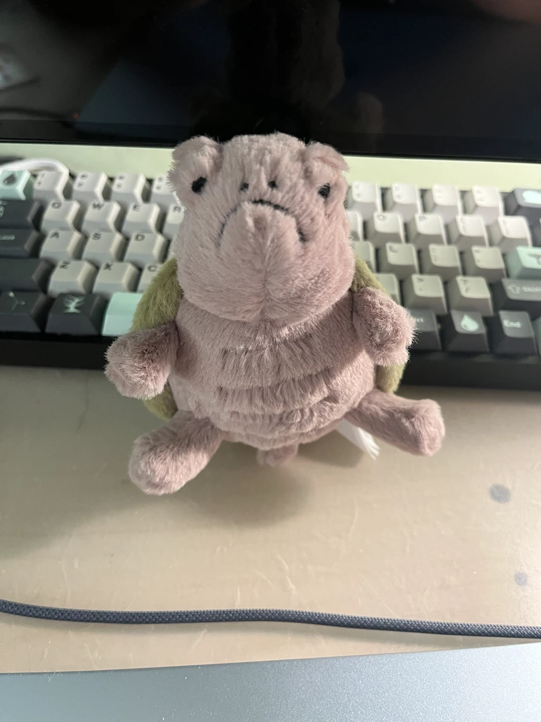 Jellycat Timmy the turtle keychain