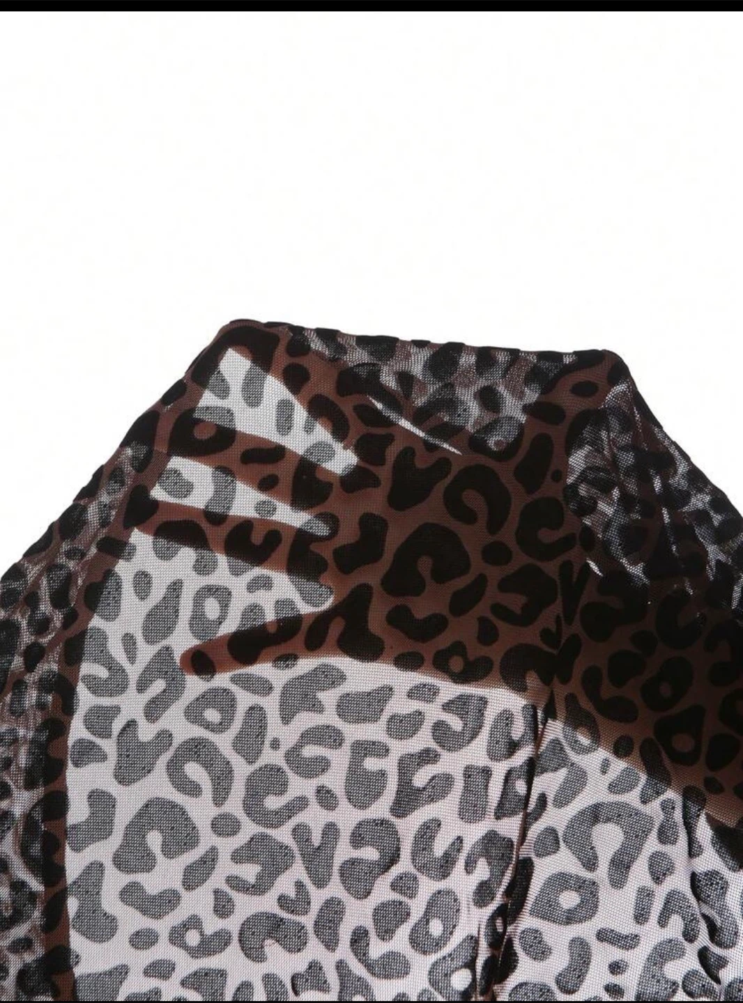 Leopard Print Halter Jumpsuit size large - photo 2