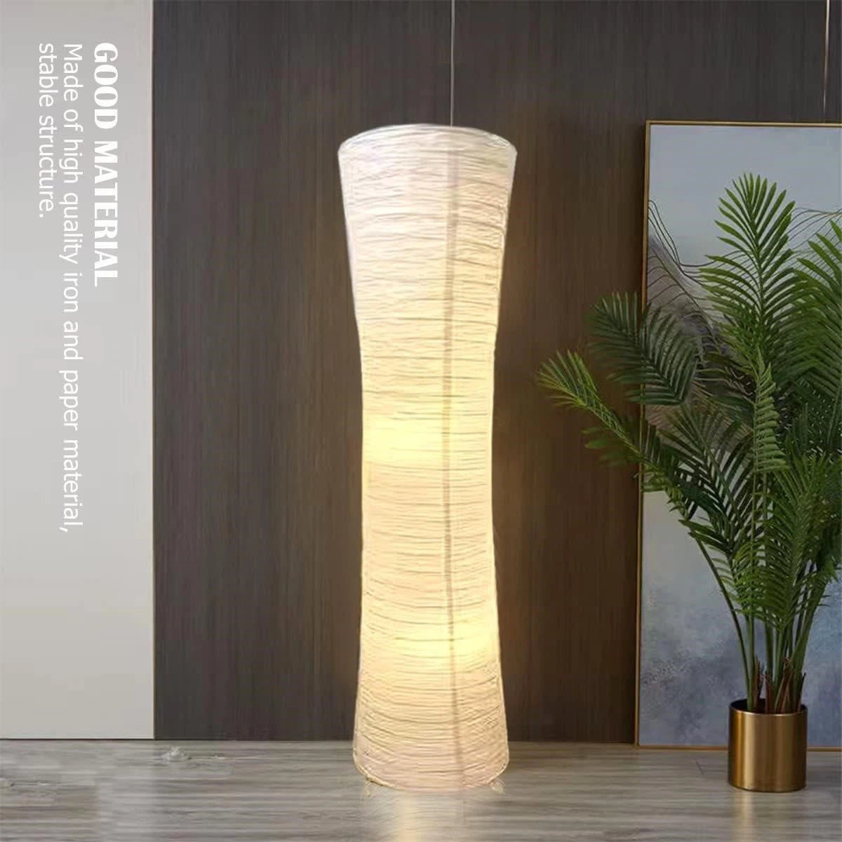 Remote Control Adjustable Paper Floor Lamp