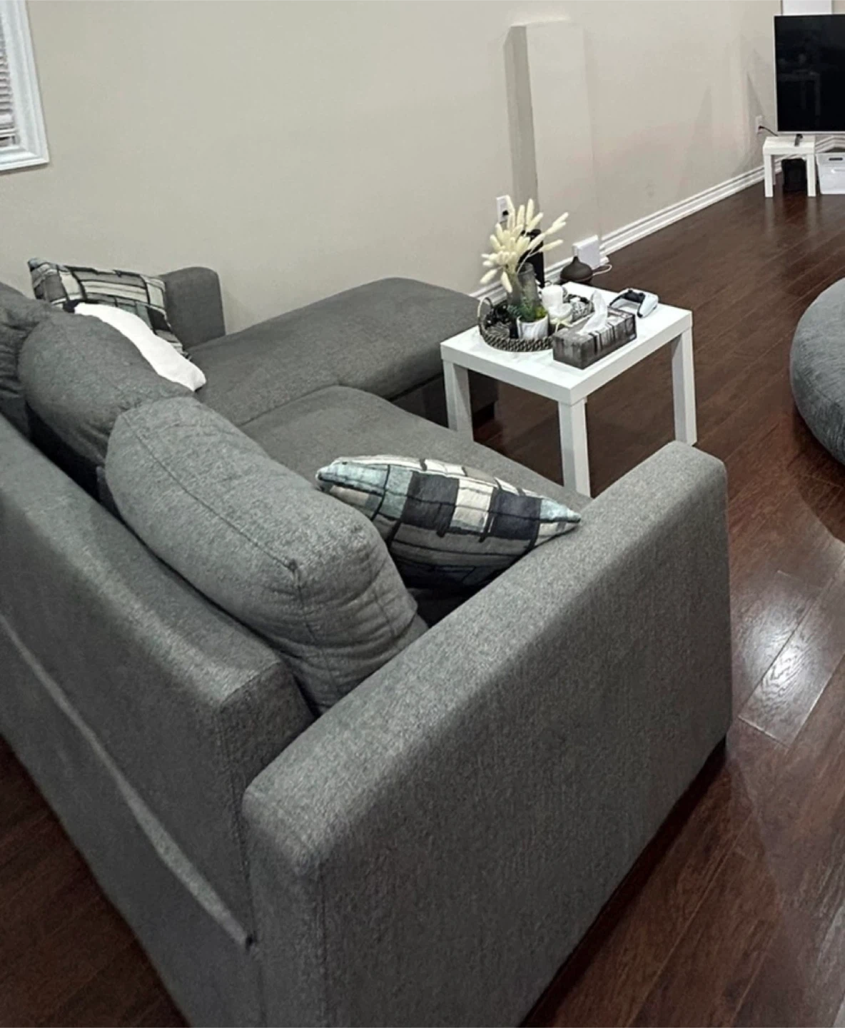 Grey Sectional Sofa Bed - photo 2