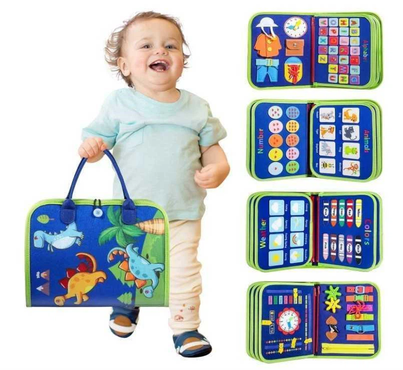 Dinosaur Toddler Busy Board