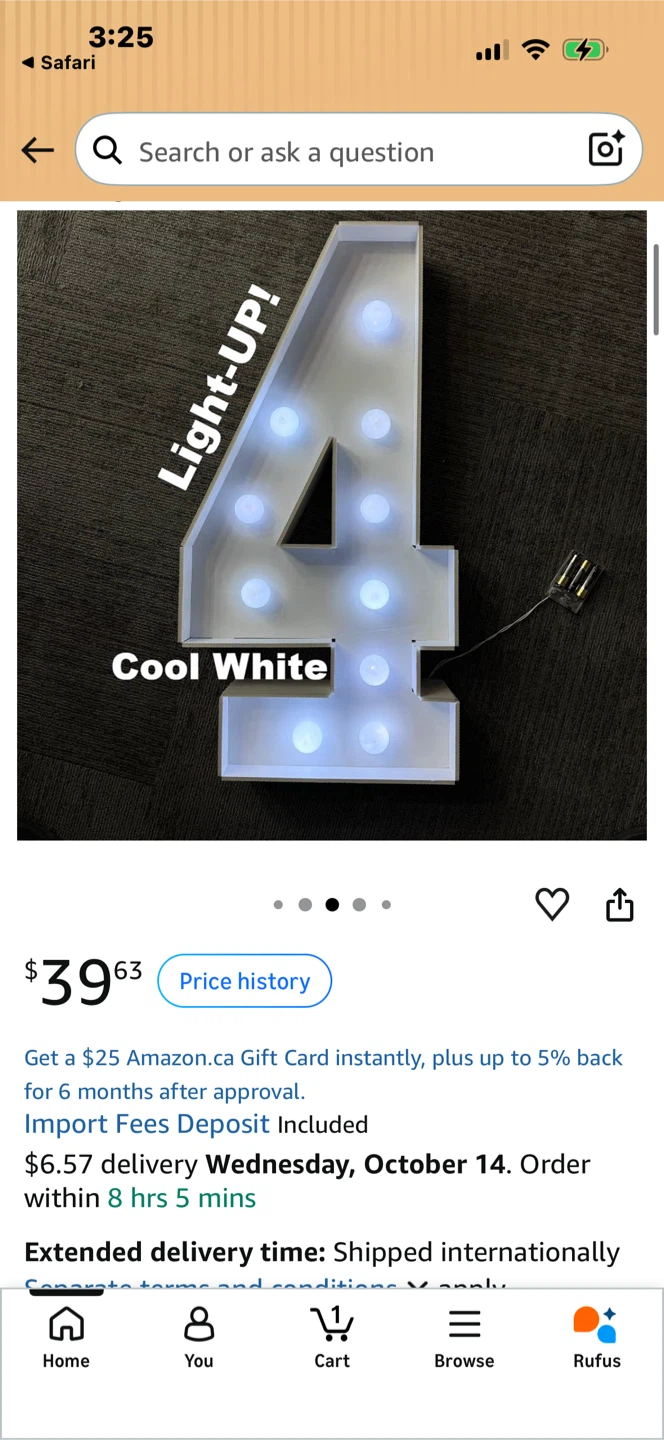 New 4 Ft #1 Marquee Light - photo 3