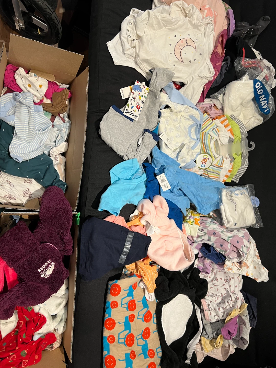 Assorted Baby Clothing Bundle, Newborn 0 to 12 Months