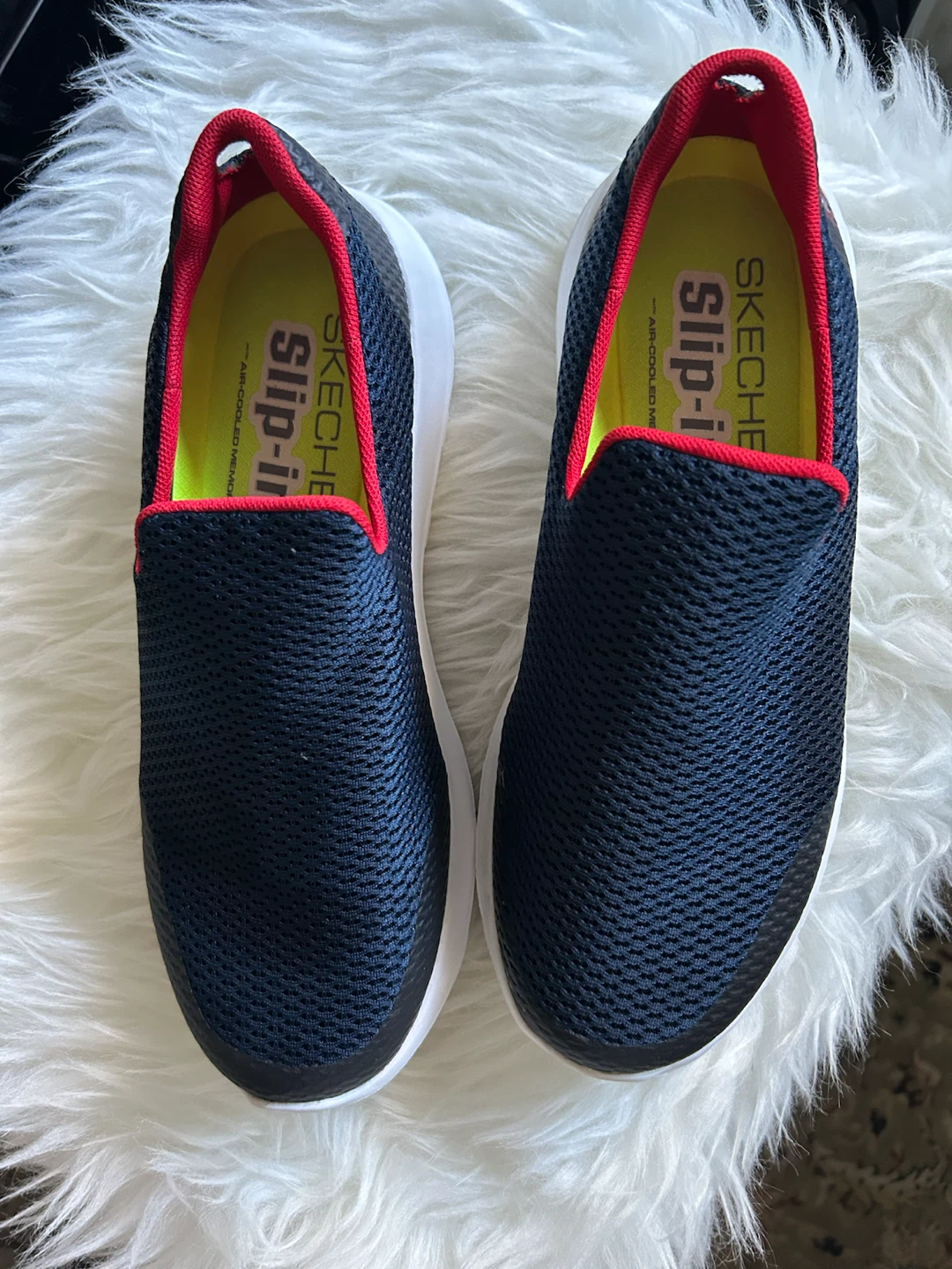 Skechers Slip-ins Shoes - Navy/Red