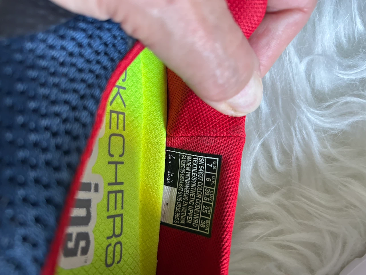 Skechers Slip-ins Shoes - Navy/Red - photo 5
