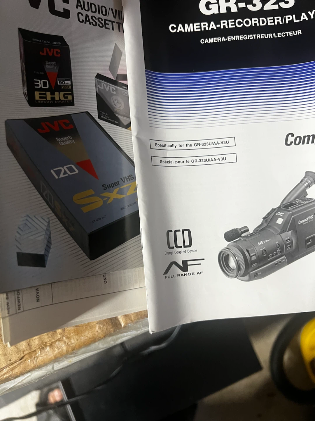JVC Compact VHS Camcorder GR-323
