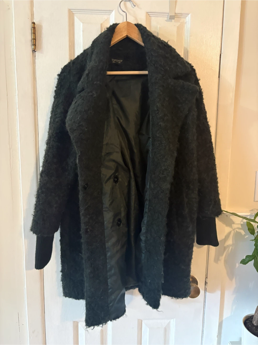 Topshop dark green coat - photo 2