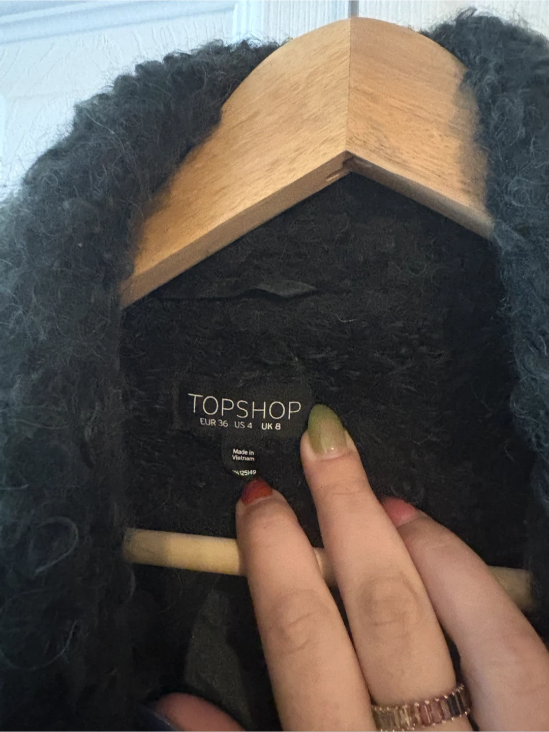 Topshop dark green coat - photo 4