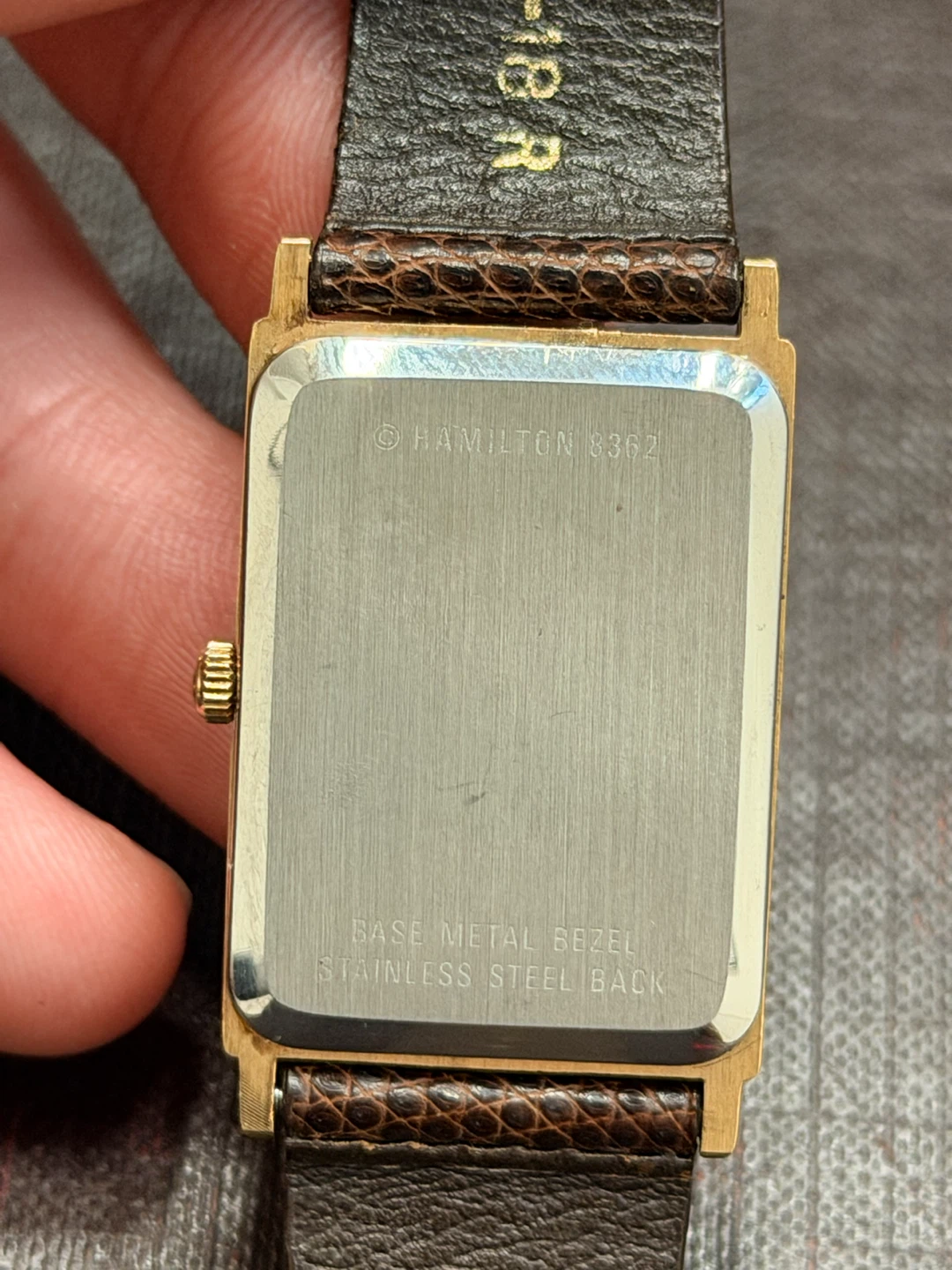 Hamilton Quartz Rectangular Watch - photo 3