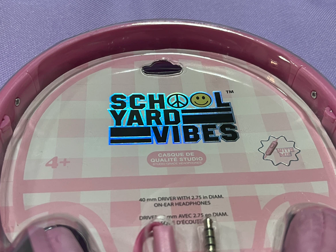 School Yard Vibes Pink On-Ear Headphones - photo 3