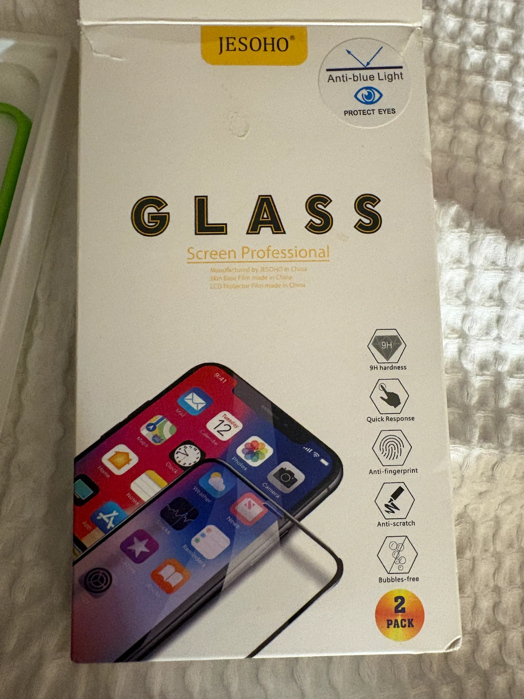 Glass screen protector for iPhone 13, 14, 13 pro