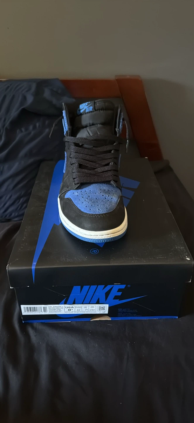 Nike Air Jordan 1 Retro High OG Black/Royal Blue - photo 3