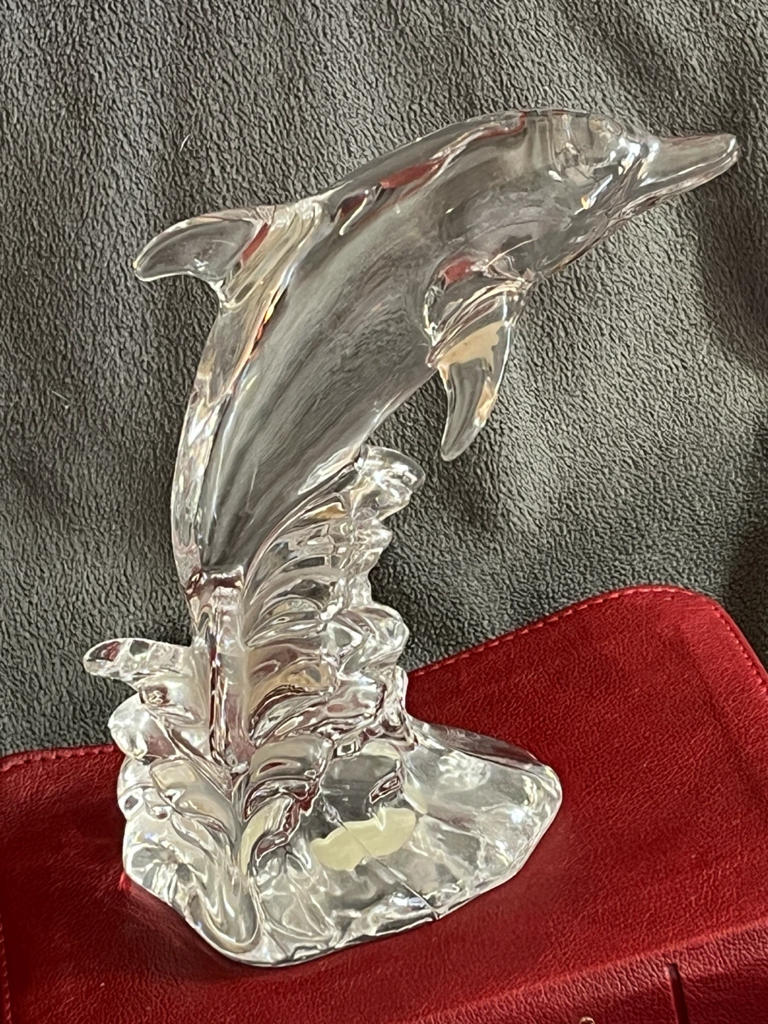 Wonders of the Wild Lead Crystal Dolphin Figurine