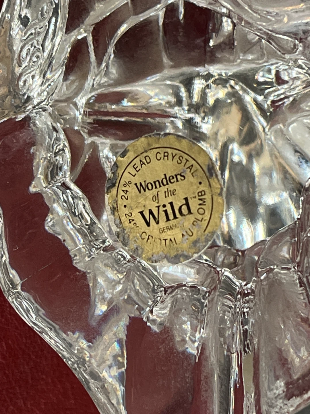 Wonders of the Wild Lead Crystal Dolphin Figurine - photo 3