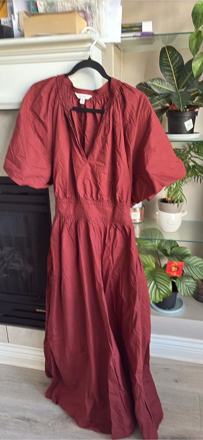 Banana Republic Deep Red Maxi Dress XXL - photo 2