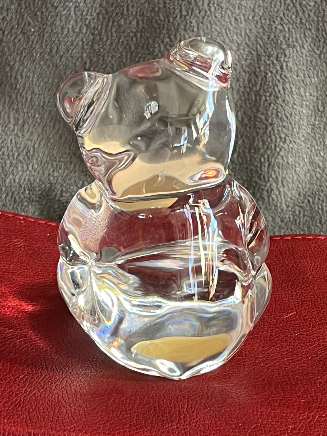 Clear Crystal Teddy Bear Figurine - photo 2