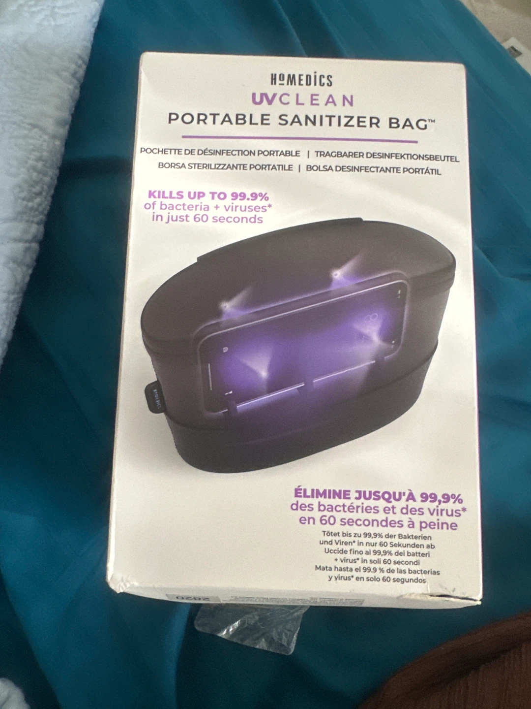 HoMedics UV-CLEAN Portable Sanitizer Bag