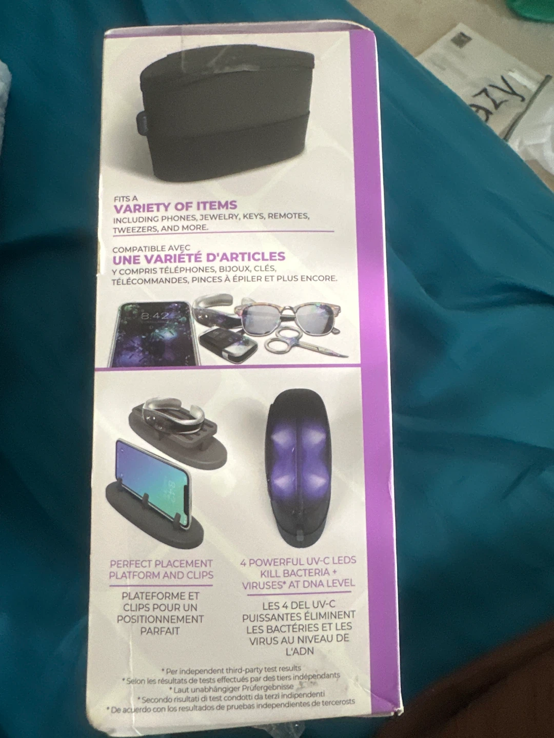 HoMedics UV-CLEAN Portable Sanitizer Bag - photo 2