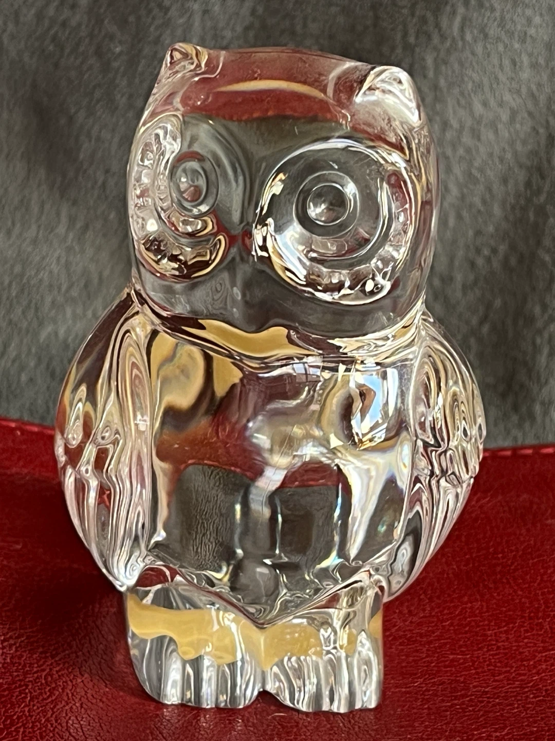 Clear Crystal Owl Figurine - photo 2