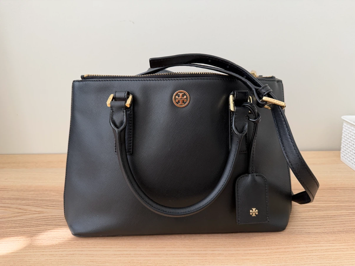 Tory Burch Black Satchel Handbag