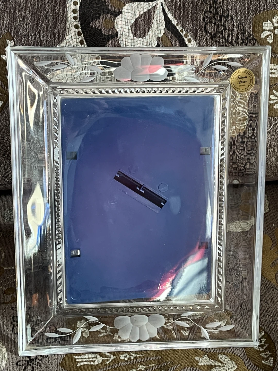 Princess House 24% Lead Crystal Picture Frame