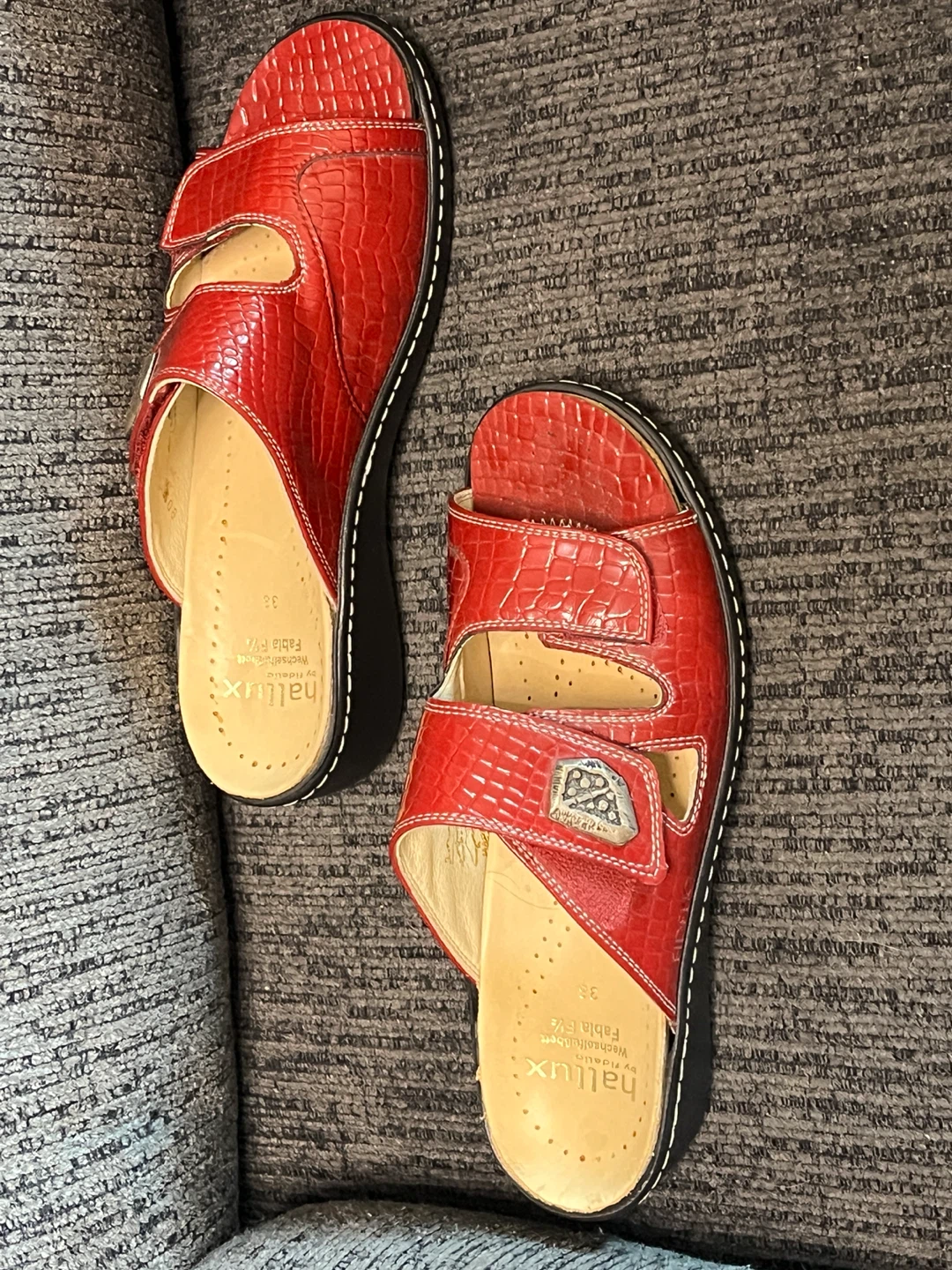 Fidelio Hallux Red Sandals Size 38 - photo 2