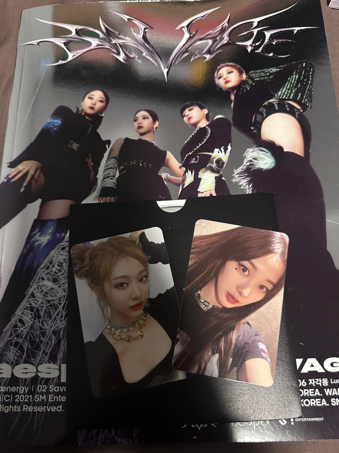 Aespa Albums with Collectible Photo Cards and Poster Set - photo 2