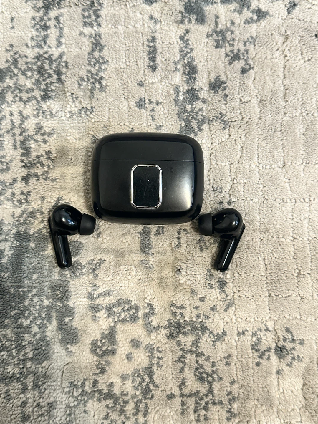 Black Wireless Earbuds with Charging Case - photo 2