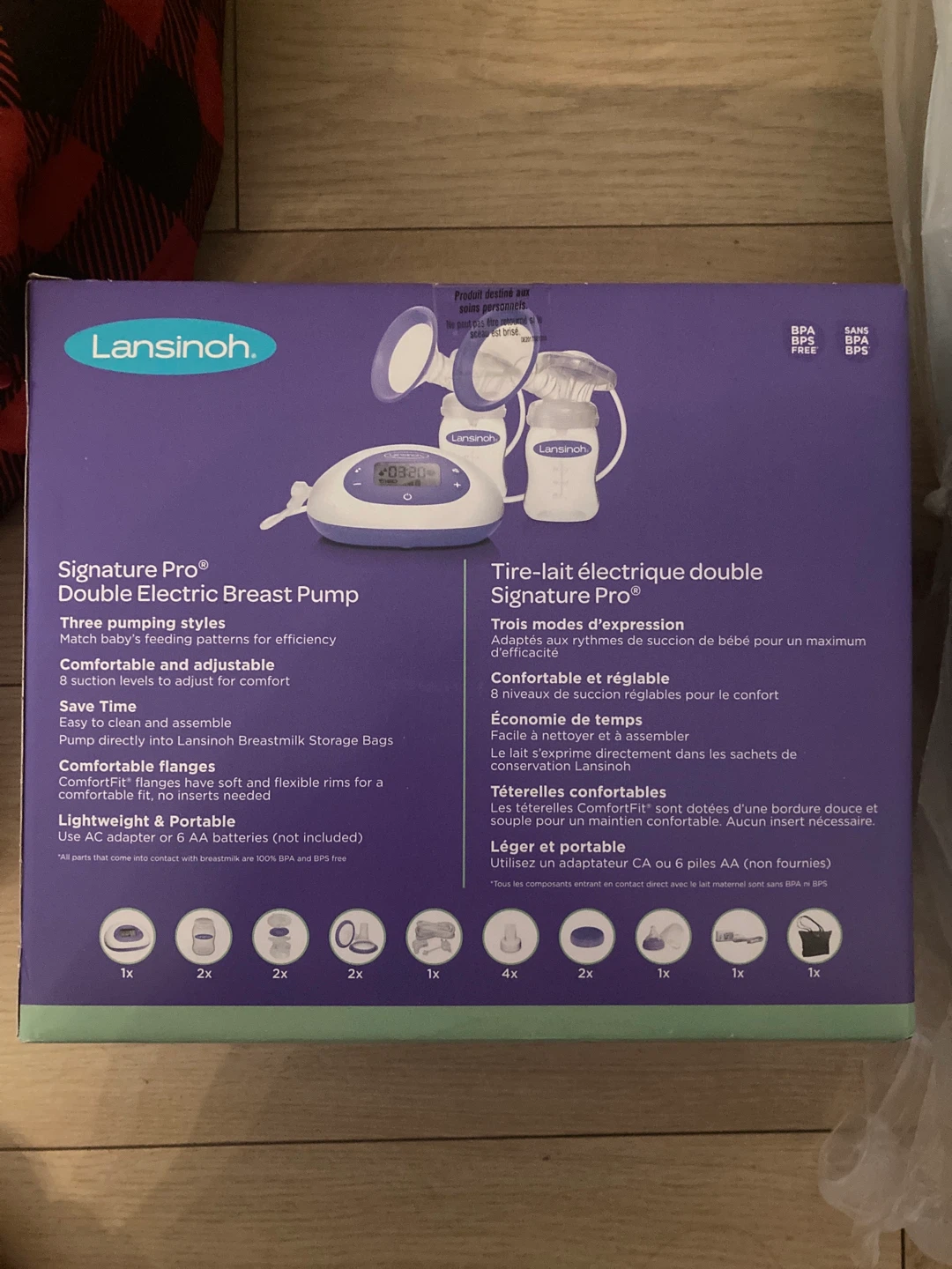 Lansinoh Signature Pro Double Electric Breast Pump - photo 3