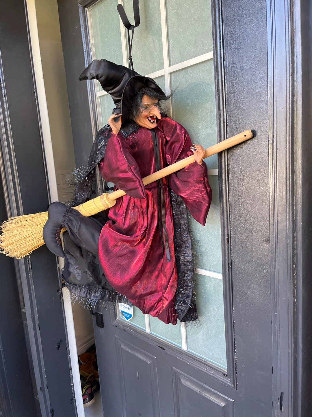 Hanging Halloween Witch Decoration