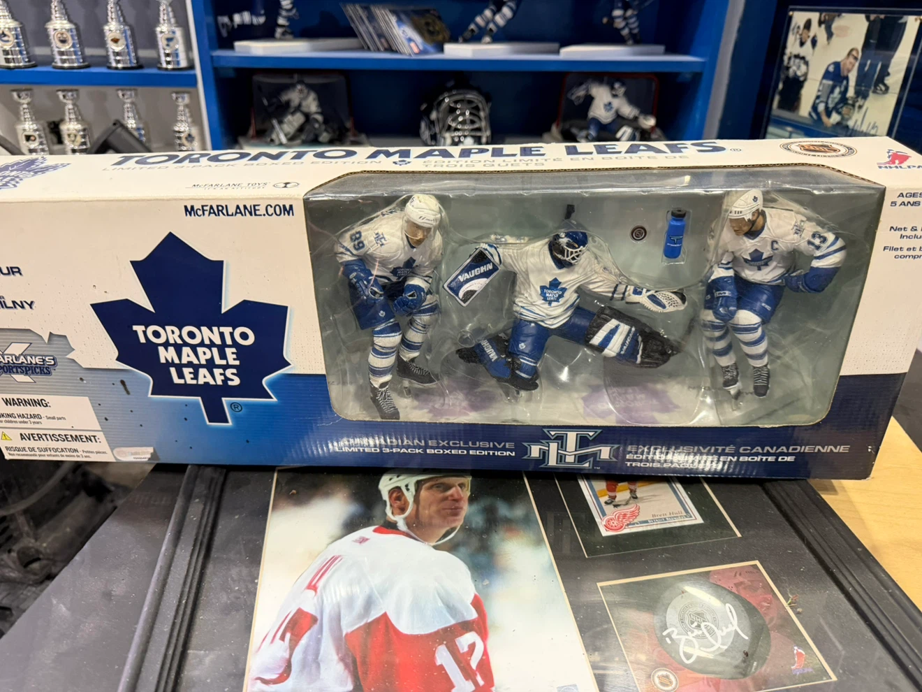 McFarlane Toys Toronto Maple Leafs 3-Pack Boxed Edition