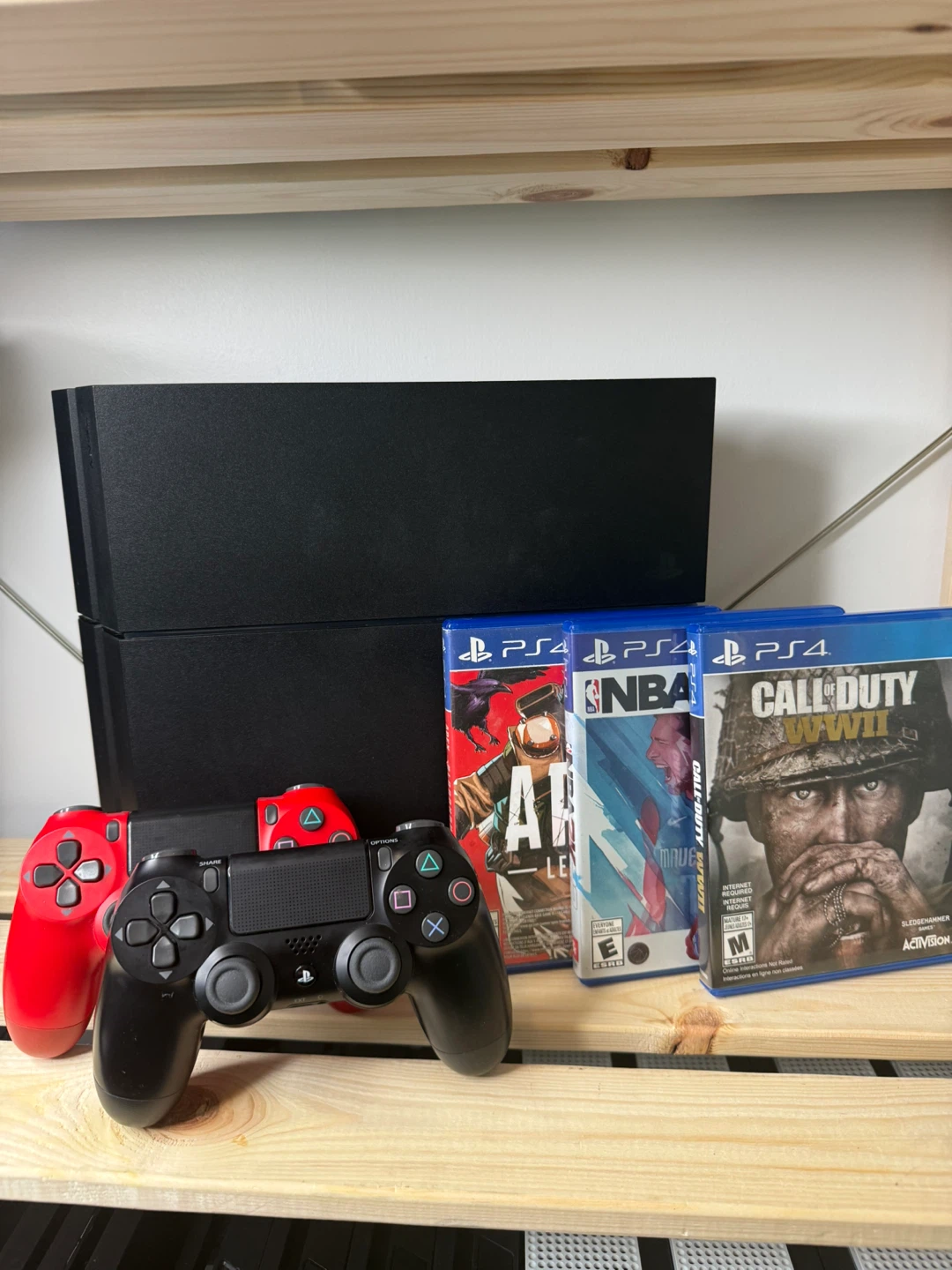PlayStation 4 with games