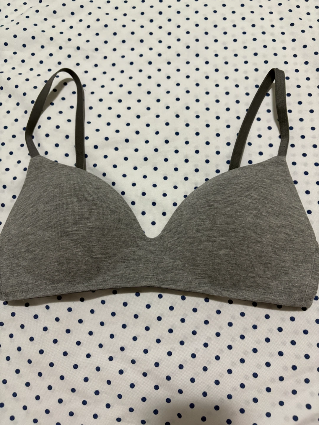 La Senza grey wireless bra size S