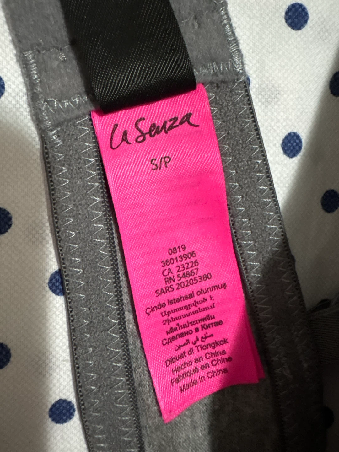 La Senza grey wireless bra size S - photo 4