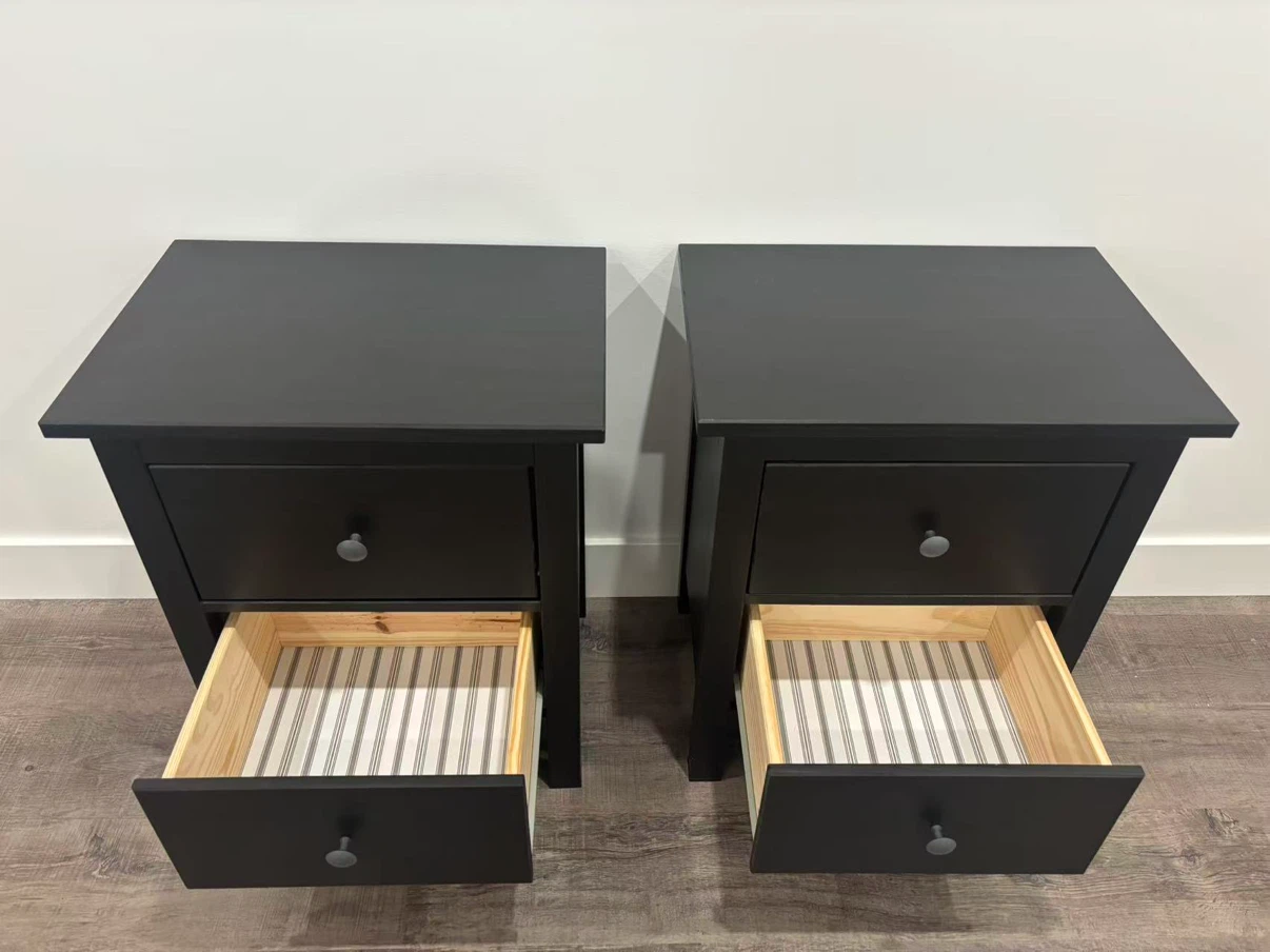 Pair of IKEA HEMNES wooden nightstands - photo 3