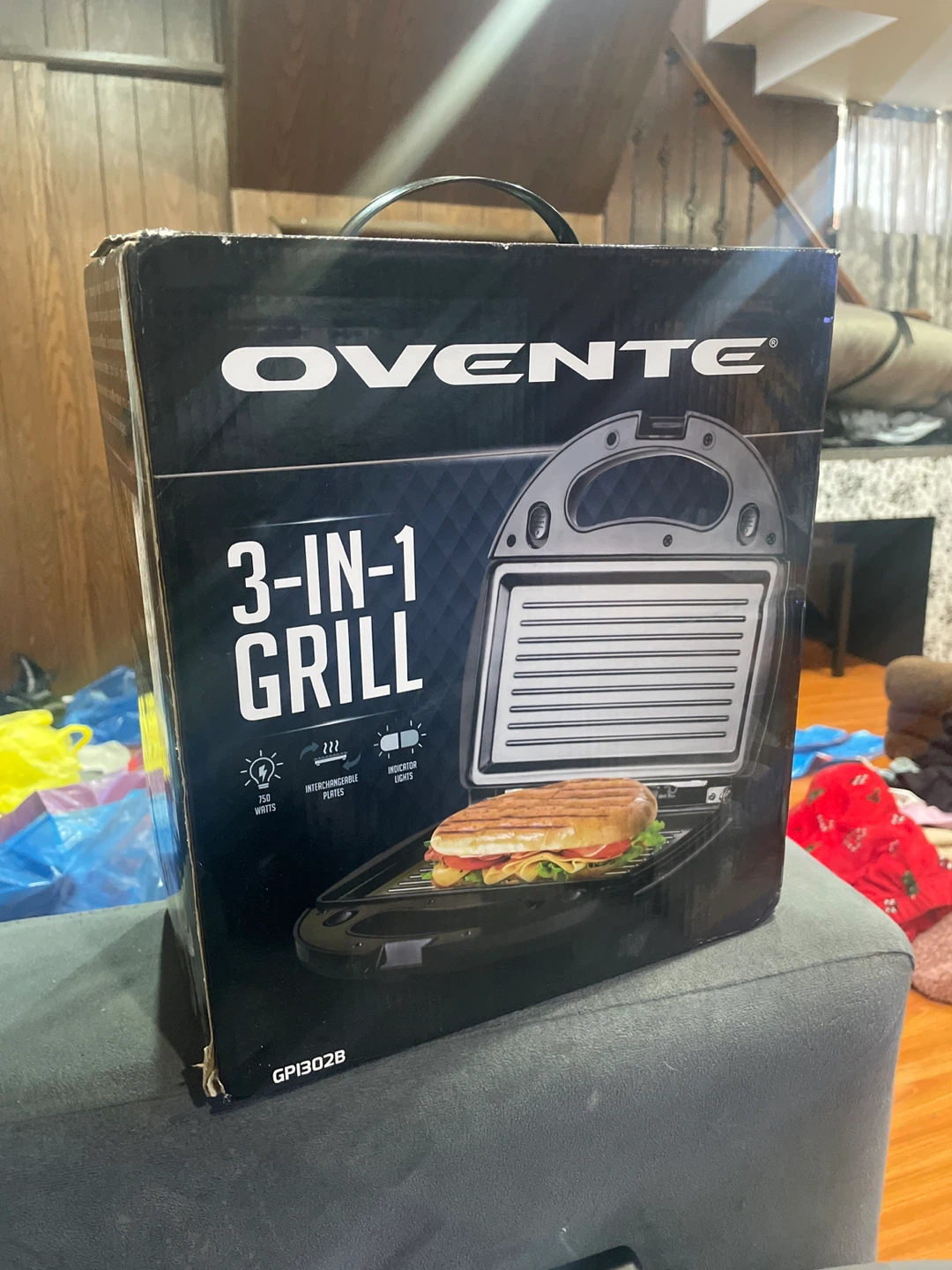 Ovente 3-in-1 Electric Grill