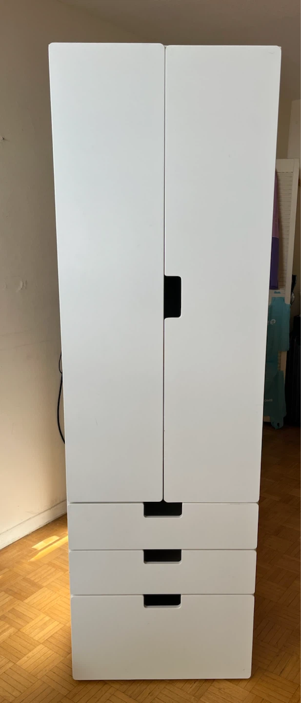 IKEA White Wardrobe with Drawers
