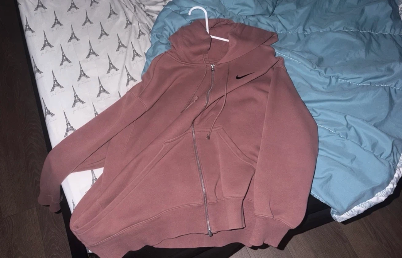 Nike Full-Zip Hoodie - Dusty Rose