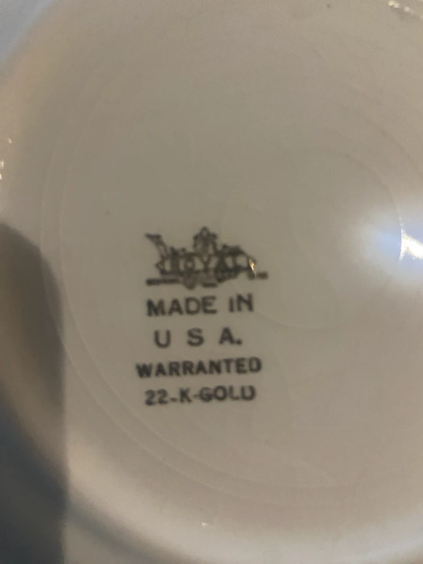 Royal China Tea Set with 22k Gold Accents - photo 2