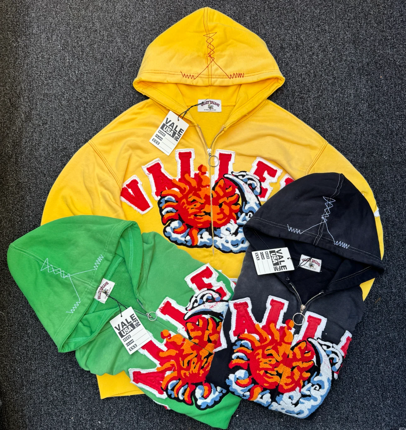 Valley Dreams Zip-Up Hoodies