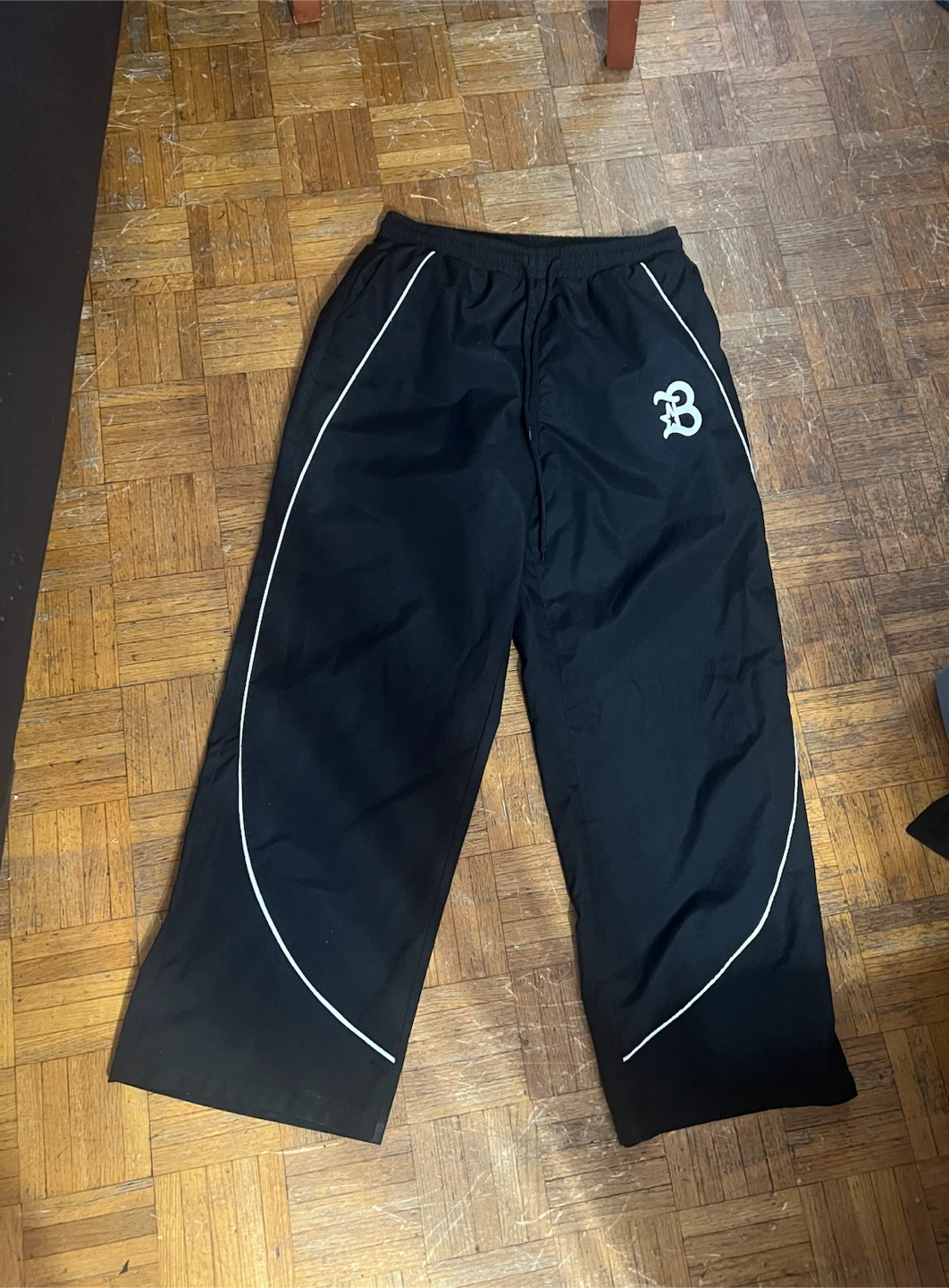Manfinity Black Track Pants Size M