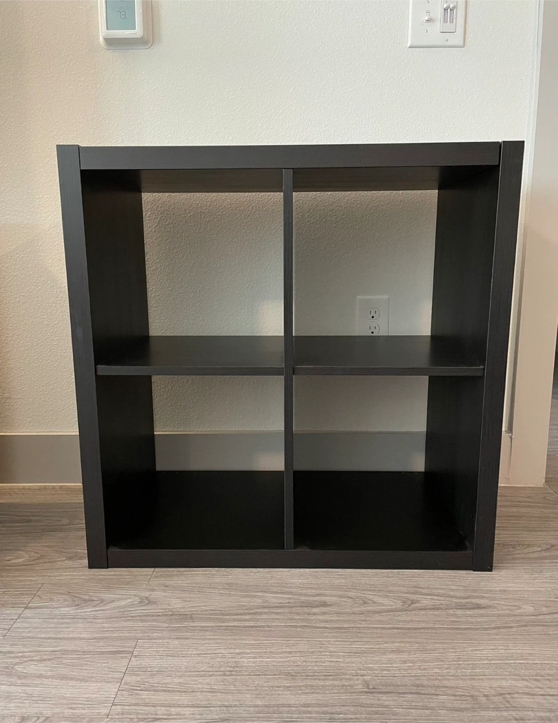 IKEA KALLAX shelf 2x2 in black brown
