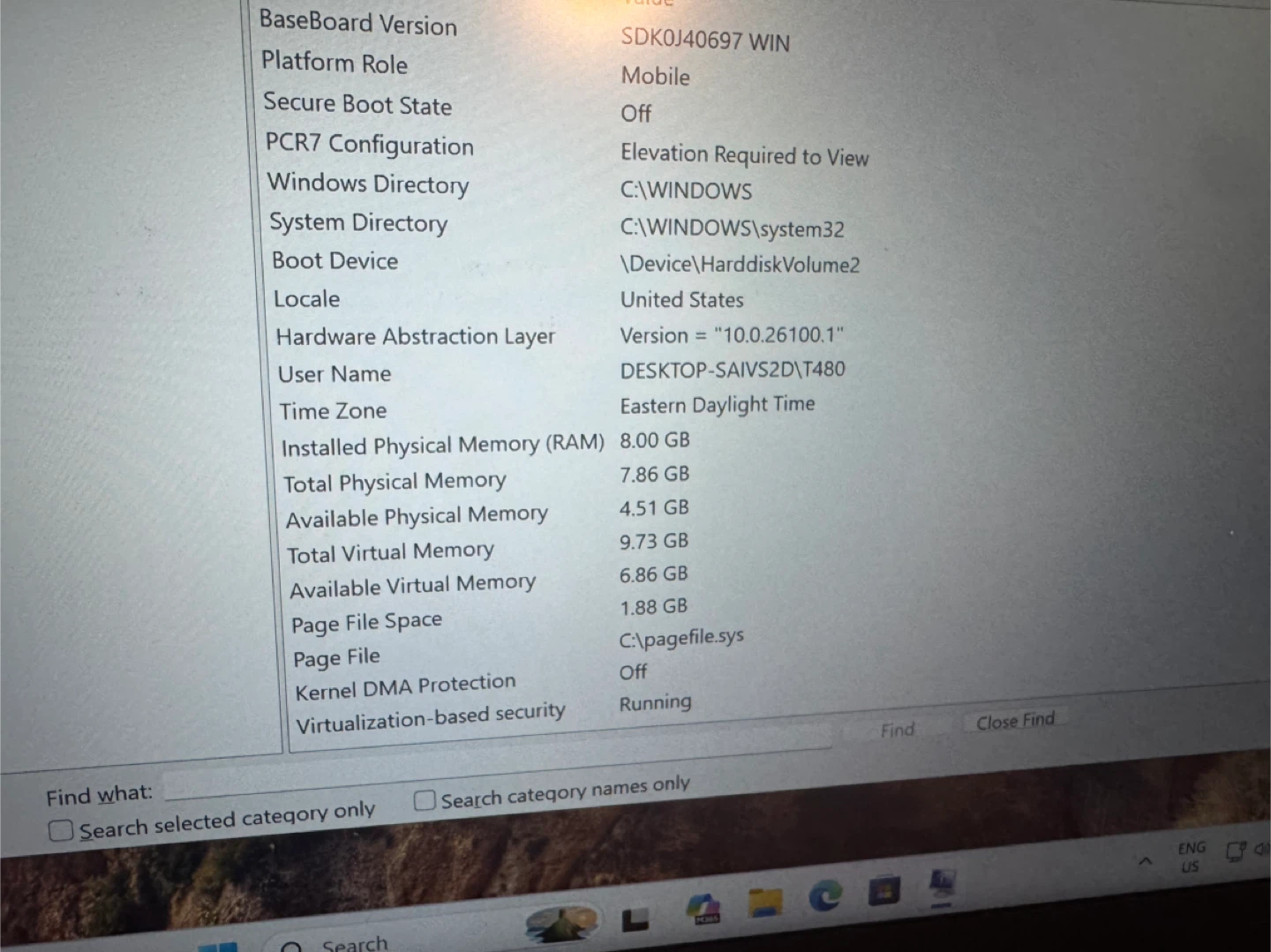Lenovo ThinkPad T480 Laptop