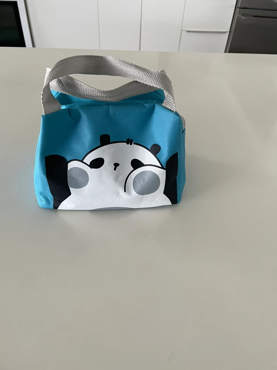 Flag Pattern Mahjong Tile Set with Panda Carrying Bag