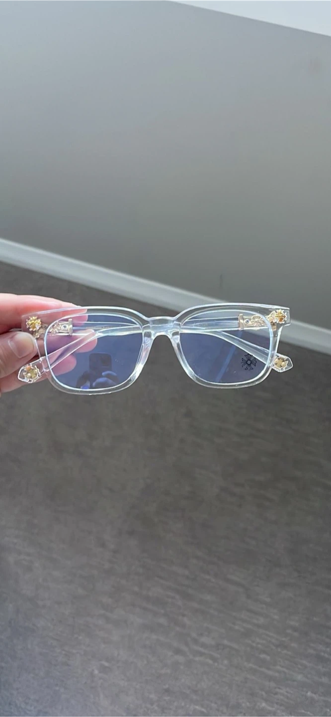 Chrome Hearts Clear Frame Glasses