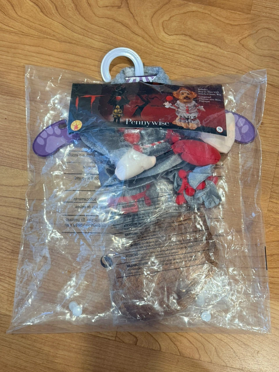 Rubies IT Pennywise Dog Costume Size Small