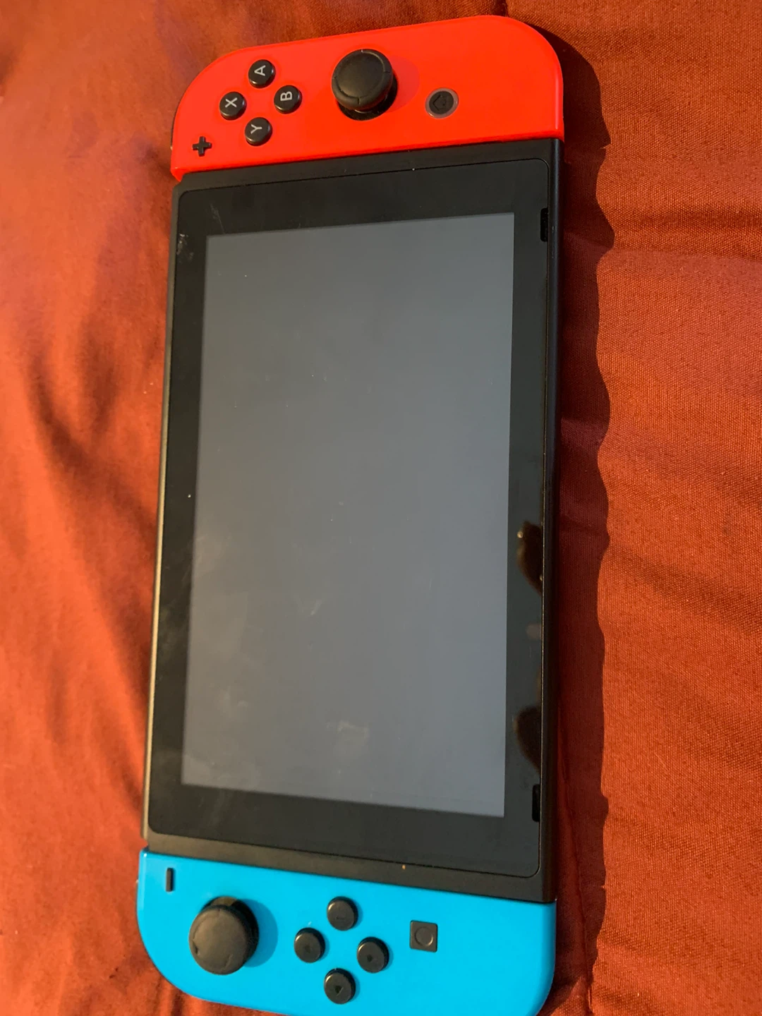 Nintendo Switch Console with Neon Controllers