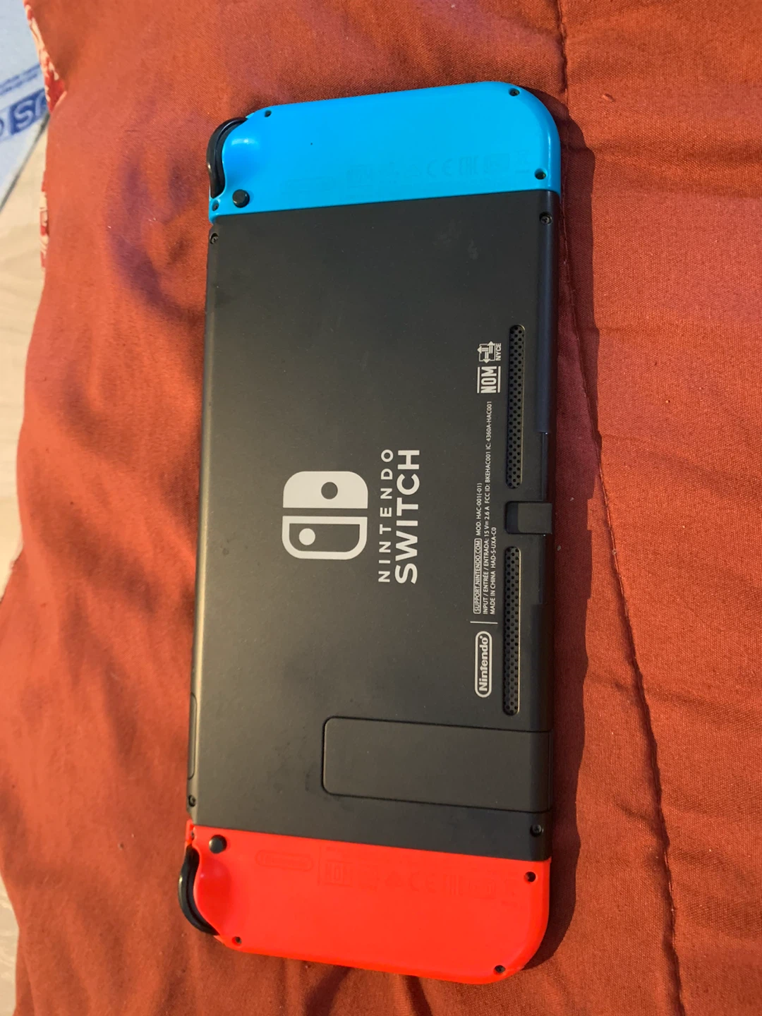 Nintendo Switch Console with Neon Controllers - photo 2